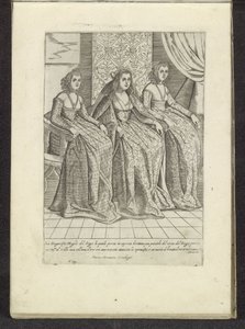 Femme du doge avec deux femmes