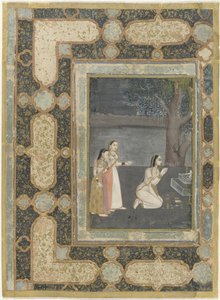 Femmes devant un autel linga (Bhairavi ragini)