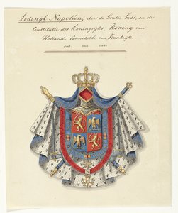 Blason de Louis Napoléon Bonaparte, roi de Hollande - Anonymous