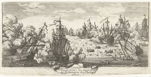 Bataille navale à Beachy Head, 1690 - Anonymous