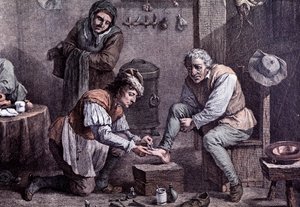 Une opération chirurgicale (gravure) - Anonymous Anonymous
