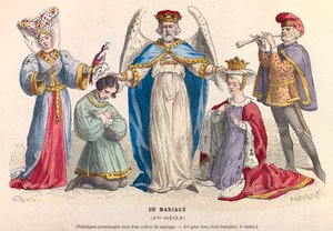Un mariage au 16ème siècle - Collection privée - Anonymous Anonymous