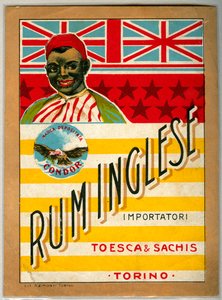 Publicité pour le rhum Condor, début du XXe siècle
