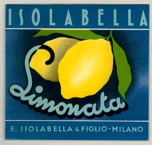 Publicité pour la limonade italienne