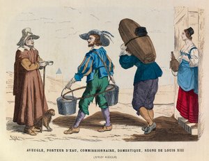 Aveugle, porteur d
