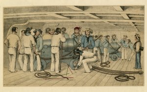 Canonniers de la marine britannique sur le pont - Anonymous Anonymous