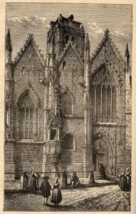 Église Notre-Dame de Vitré - gravure dans 