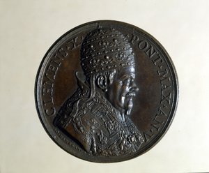 Clément X (1590 - 1676). Médaille en bronze. Milan