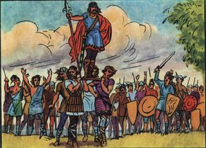 Clovis (roi des Francs de 481 à 511) a été élu roi par les Saliens qui l