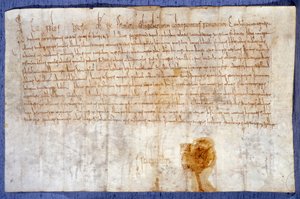 Donation de Charlemagne des domaines de Luzarches et Mussy à l
