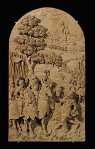 Huit reliefs sculptés, cerise ... (relief) - Anonymous Anonymous