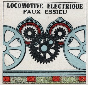 Chemins de fer électriques : faux essieu d