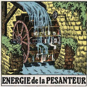 Énergie de la gravité : roue d