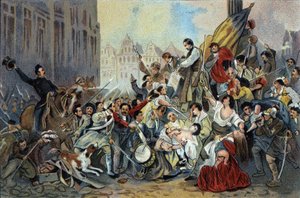 Épisode de la Révolution de 1830 devant l