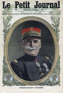 Première Guerre mondiale 1914-1918. Portrait du général français Pierre Dubois (1852-1924). Dans « Le Petit Journal », le 18/06/1916. Collection privée - Anonymous Anonymous