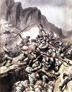 Première Guerre mondiale : affrontements entre chasseurs alpins italiens et soldats de l