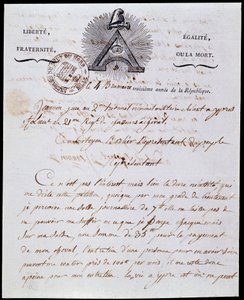 Révolution française : première page et en-tête d