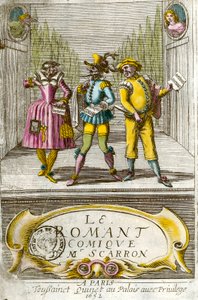 Frontispice de « Le roman comique » par l