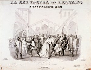 Frontispice de La battaglia di Legnano - Anonymous Anonymous