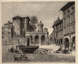 Gaillac - Tarn - Occitanie - gravure dans « PATRIE » - DESCRIPTION PICTURESQUE DE LA FRANCE EN 6 VOLUMES PAR LUCIEN HUARD - fin XIXe siècle - Anonymous Anonymous