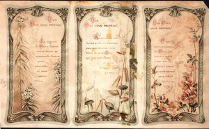 Dieu vous protège. Prières. Image pieuse. Carte postale. Début du 20e siècle. Collection privée - Anonymous Anonymous