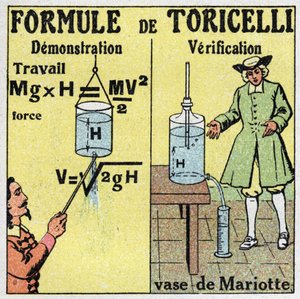 Hydraulique : démonstration et vérification de la formule de Torricelli. Le physicien italien Evangelista Torricelli (1608-1647) a donné une formule pour calculer le débit d