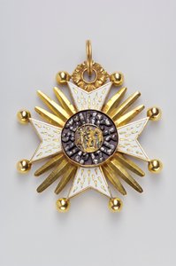 Royaume de Bavière - Ordre de Saint Hubert : insigne (recto) - 1700-1750