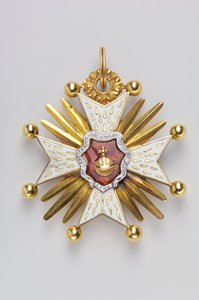 Royaume de Bavière - Ordre de Saint Hubert : insigne (verso) - 1700-1750