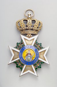 Royaume de Saxe - Ordre militaire de Saint Henri : insigne de la grande croix - 1736-1918