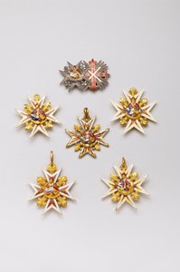 Royaume des Deux-Siciles - Ordre de Saint Janvier - Haut: bijou composé d