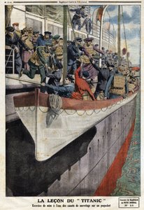Exercice de canot de sauvetage à bord d