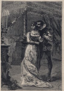 Lucrezia Borgia avec son premier mari Giovanni Sforza d