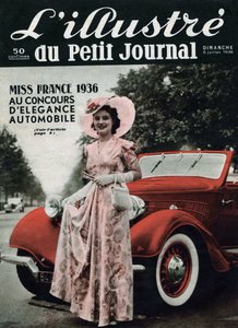 Lynne Lassal Miss France 1936 au concours d
