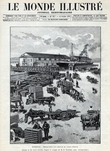 Commerce maritime : débarquement d