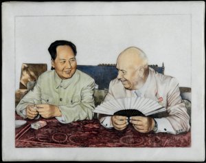 Nikita Khrouchtchev et Mao Zedong