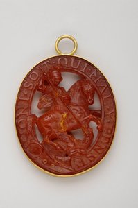 Ordre de la Jarretière : insigne du Petit Georges (fin du XVIIIe siècle-début du XIXe siècle)