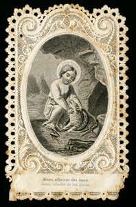 Image pieuse : Jésus, zélé pour le salut des âmes