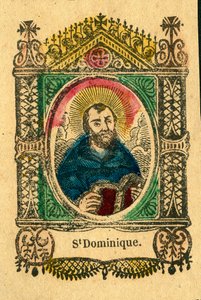 Image pieuse : Saint Dominique, fondateur de l