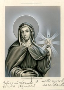 Image pieuse : La Vierge Marie (impression)