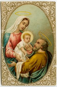 Image pieuse : La Sainte Famille - Anonymous Anonymous