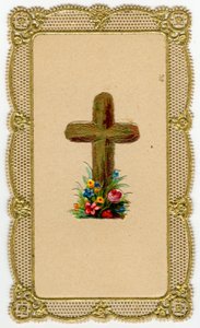 Image pieuse : Une croix