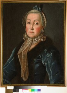 Portrait de la comtesse Anna Danilova Trubetskaya (1710-1780), née Drutskaya Sokolinskaya