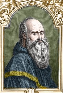 Portrait de Bernardino de Scapis dit Bernardino Luini (1481-1532) peintre italien. Gravure de 1859 dans « les galeries d