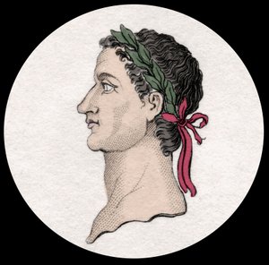 Portrait de Caius Caesar Germanicus dit Caligula (12-41), empereur romain. Gravure du 19e siècle. Milanais - Anonymous Anonymous