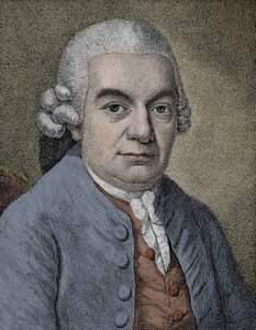 Portrait de Carl Philipp Emanuel Bach (1714 - 1788), compositeur allemand - Anonymous Anonymous