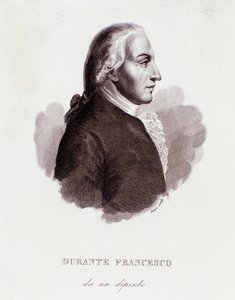 Portrait de Francesco Durante (1684-1755), compositeur italien
