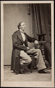 Portrait de Hans Christian Andersen (1805-1875), Anonyme. Photographie, vers 1865. Collection privée - Anonymous Anonymous