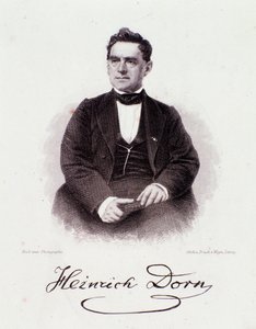 Portrait de Heinrich Dorn (1804-1892) chef d