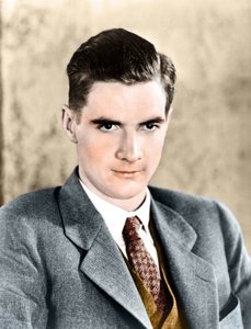 Portrait de Howard Robard Hughes en 1934. Industriel et producteur américain. 1905 - 1976