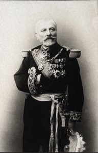 Portrait de Hyacinthe Laurent Théophile Aube (Amiral Aube), amiral français. Collection FPL. - Anonymous Anonymous